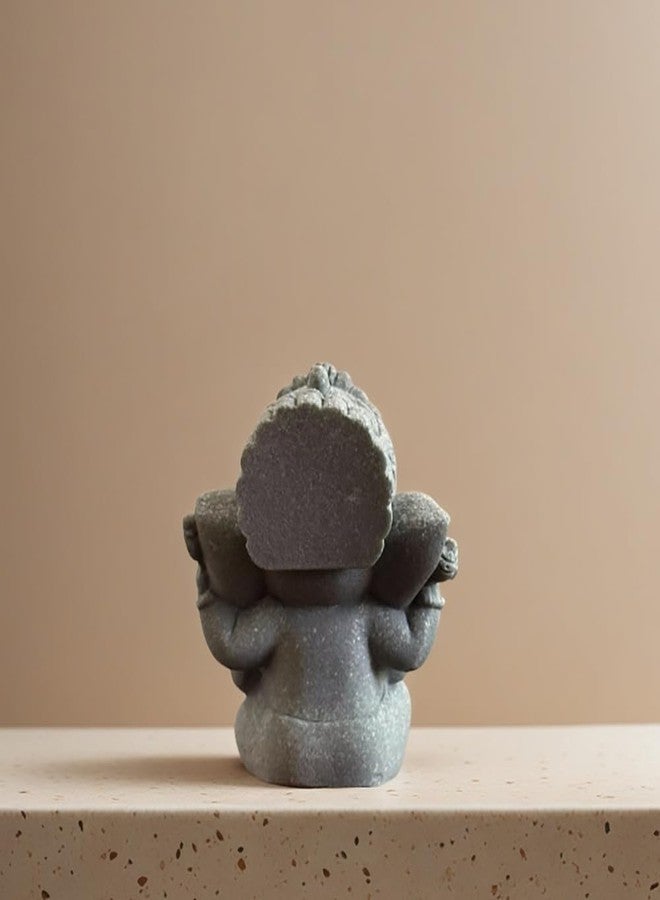 livelyfish Small Elephant Statue Sandstone Figurine Hindu Meditation Buddha Sculpture for Fish Tank Aquarium Decoration (A) - Image 4
